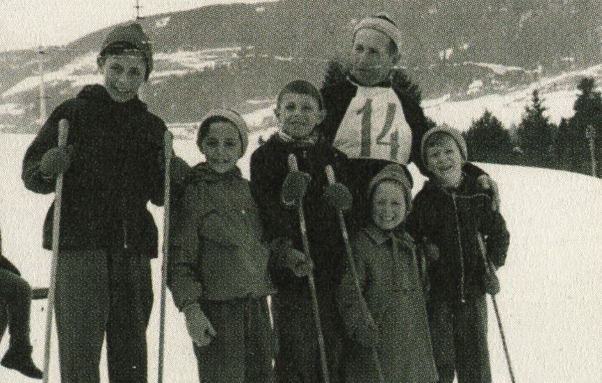 Winter sport has always been a big passion of the whole Santer family